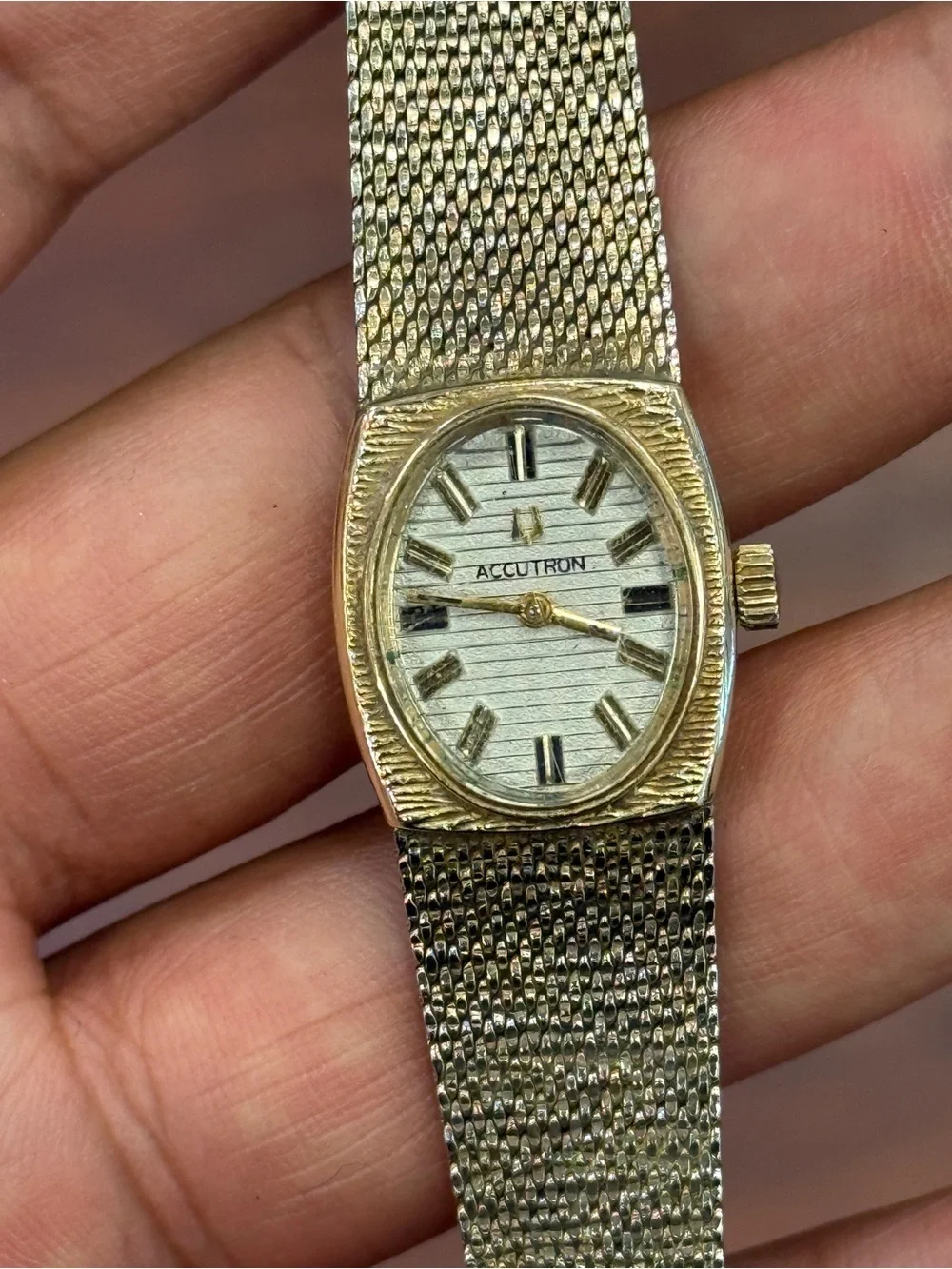 Bulova Accutron  Watch 10KGF N7 Women's  - Classic Mesh Bracelet not working